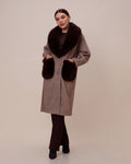 Manteau de Luxe Mocha Réversible