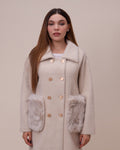 Manteau de Luxe Ivory Réversible